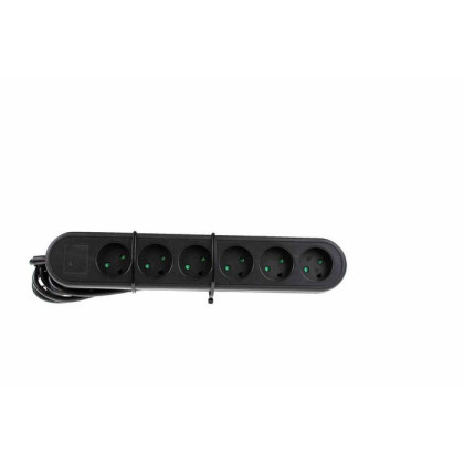584420032 Mercodan Power strip with 6 outlets 584420032 earthed, 10.0m, cable, black