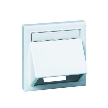 5970040 Schneider Angled data cap for wall mounting, white