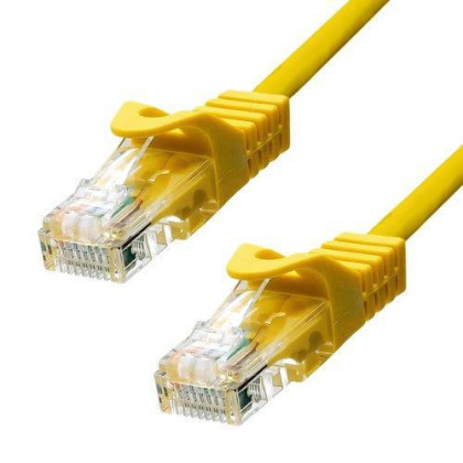 5UTP-05Y ProXtend CAT5e U/UTP CU PVC Ethernet 832307 Cable Yellow 5m