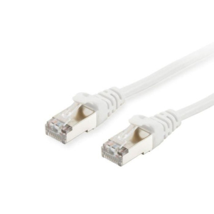 606000 Equip Cat.6A S/Ftp Patch Cable, White, 0.15M
