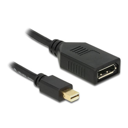 65554 Delock Adapter mini DisplayPort male to DisplayPort female 16K