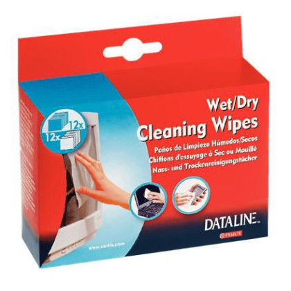 67120 Esselte 48/5000Cleaning Wipes for display Wet / dry