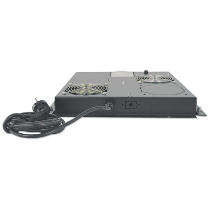 712859 Intellinet 2-Fan Ventilation Unit For 19" Racks, Roof Mount, With