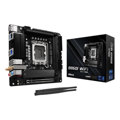 90-MXBQQ0-A0UAYZ Asrock B860I Wifi Intel B860 Lga 1851 (Socket V1) Mini Itx
