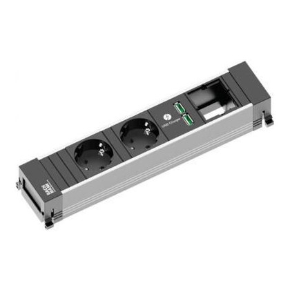 916.504 Bachmann POWER FRAME M 2xCEE7/3 1xCM 1xUSB A/C 22W 0,2m