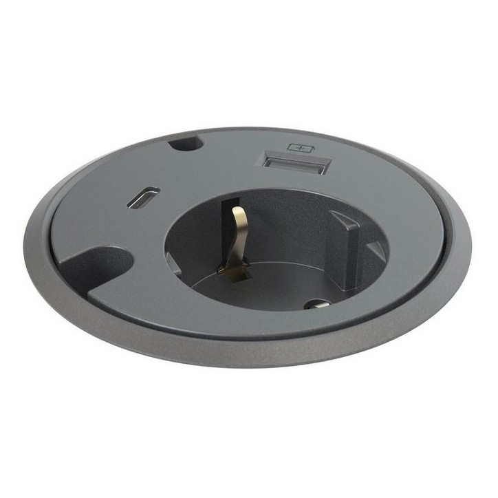 935-PD16 Forming Function Powerdot - 1 Power 1 USB/A Ch 9358001609 1 USB/C port 2 Feed-throughs,