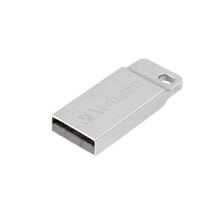 98750 Verbatim Metal Executive, USB 2.0, 64GB Silver