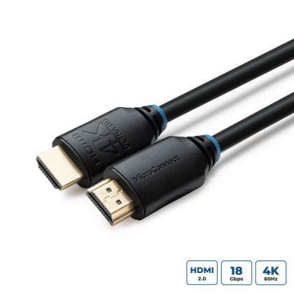 MC-HDM19192V2.0 MicroConnect HDMI Cable 4K, 2m HDMI-1020D-FLEX, HDMI-1020D-DO, HDMI-1020D, IC-9102G, IC31884, AK-330107-020-S, A