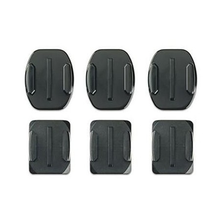 AACFT-001 GoPro Flat + Curved Adhesive Mounts AACFT-001, Black, Plastic,