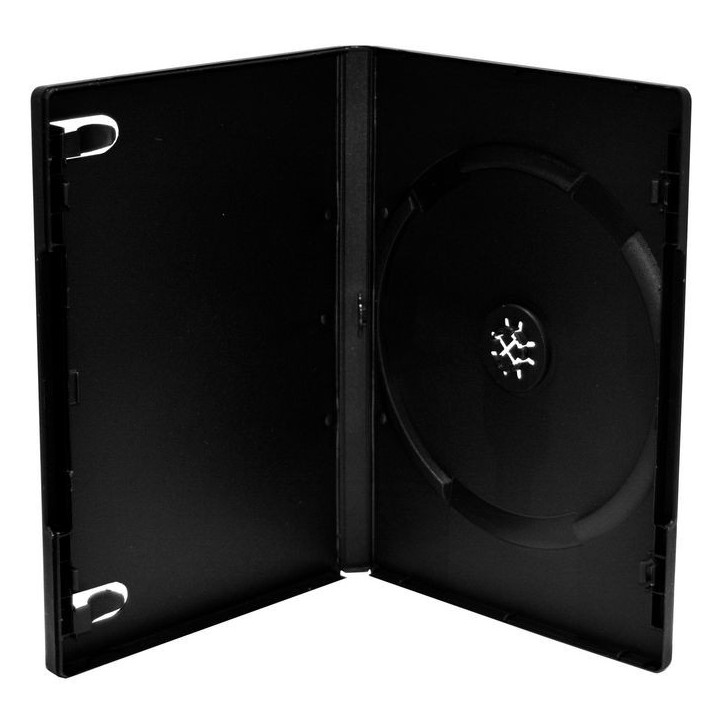 BOX11 MediaRange Optical Disc Case Dvd Case 1 Discs Black 50 pcs