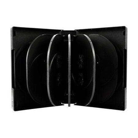BOX18 MediaRange Dvd Case For 12 Discs, 39Mm, Black