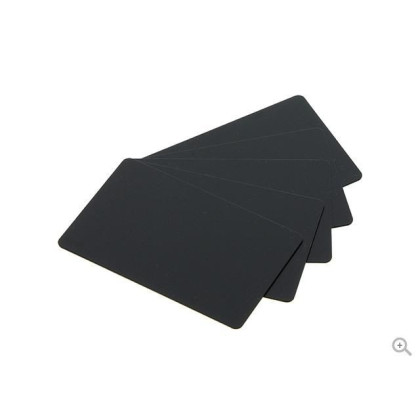C8001 Evolis PVC-U plastic cards, 500 pcs. 558-460 30 mil, mat blank black