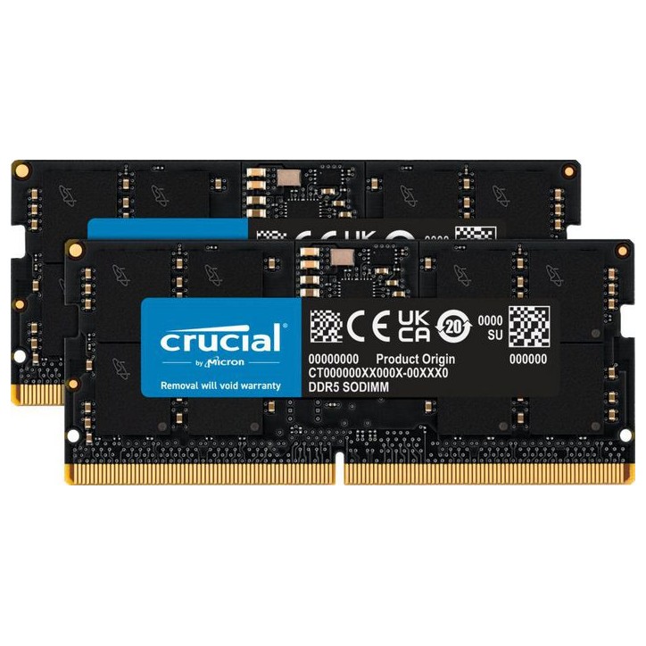 CT2K16G56C46S5 Crucial Memory Module 32 Gb 2 X 16 Gb Ddr5 5600 Mhz Ecc