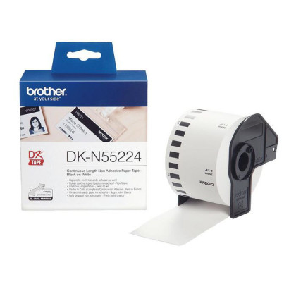 DKN55224 Brother DKN55224 NON ADHESIVE PAPER TAPE 54MM DKN55224, 30.48 m,
