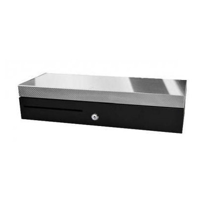 ECD460B-BLK APG Cash Drawer ECD460 Flip Lid Cash Drawer, Black, 460 x 170 x 100, RJ11