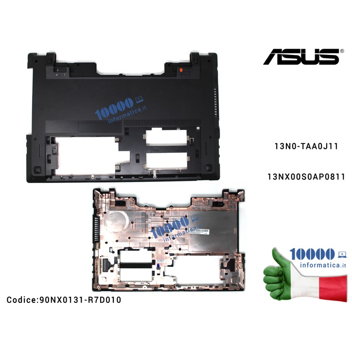 Bottom Case ASUS P2530 P2530U P2530UA P2530UJ P2540 P2540U P2540UA P2540UV Cover Lower Inferiore 13NX00S0AP0811 13N0-TAA0J11 13N0-TAA0J01 90NX0131-R7D010