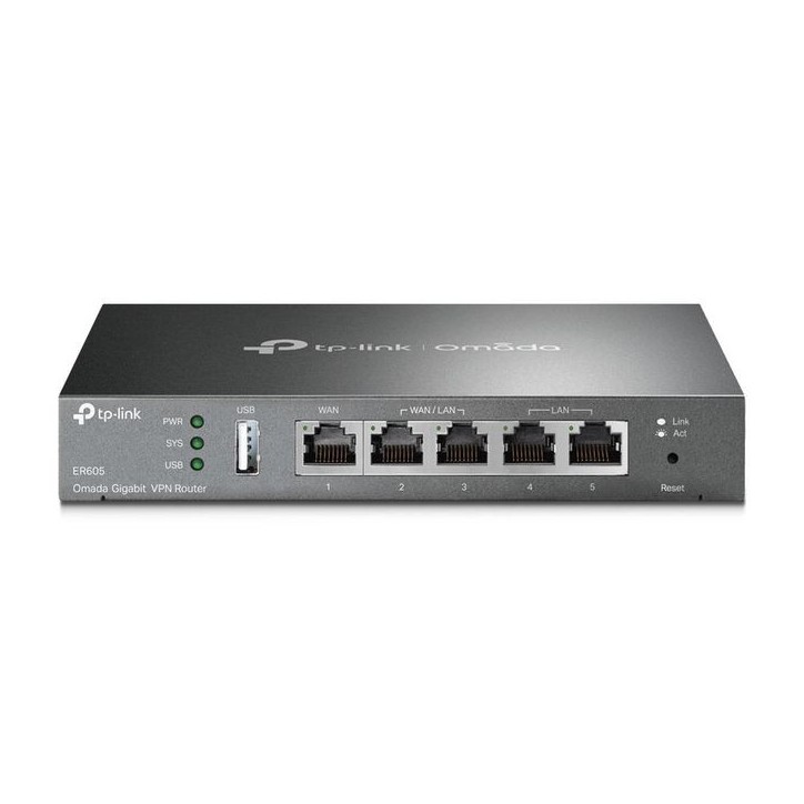 ER605 Omada V2 Wired Router Gigabit 131159 Ethernet Black