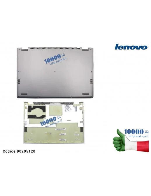 Bottom Case Scocca Inferiore (Silver) LENOVO Yoga 2 13 (20344) Lower Case