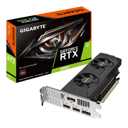 GV-N3050OC-6GL Gigabyte Geforce Rtx 3050 Oc Low Profile 6G Nvidia 6 Gb Gddr6