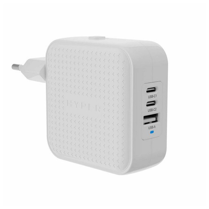 HJ1003WHWWGL Hyper HyperJuice 70W USB-C GaN Travel Charger (2C+1A) -