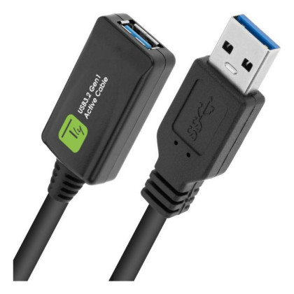 ICUR3050G Techly Usb Cable 5 M Usb 3.2 Gen 1 (3.1 Gen 1) Usb A Black