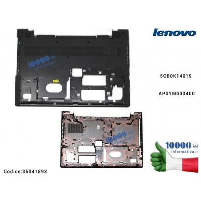 35041893 Bottom Case Scocca Inferiore LENOVO IdeaPad 300-15 300-15ISK (80SM) 300-15IBR (80M3) 5CB0K14019 AP0YM000400 AP0YM000...