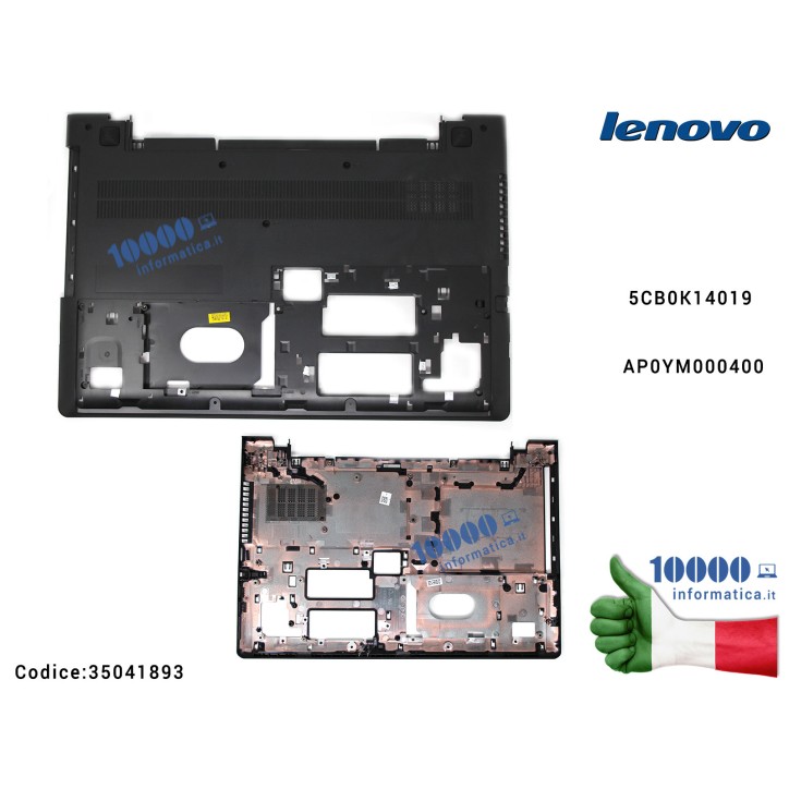 Bottom Case Scocca Inferiore LENOVO IdeaPad 300-15 300-15ISK (80SM) 300-15IBR (80M3) 5CB0K14019 AP0YM000400 AP0YM000100 Lower Case
