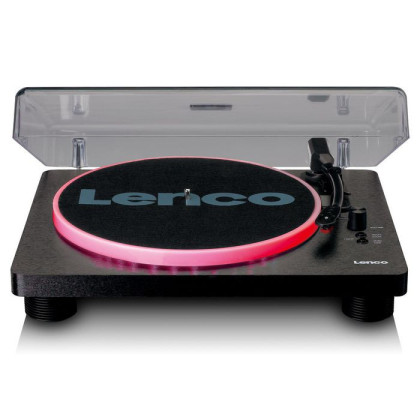 LS-50LEDBK Lenco Audio Turntable Belt-Drive Audio Turntable Black