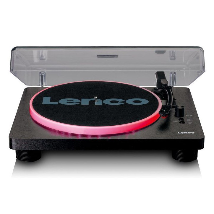 LS-50LEDBK Lenco Audio Turntable Belt-Drive Audio Turntable Black