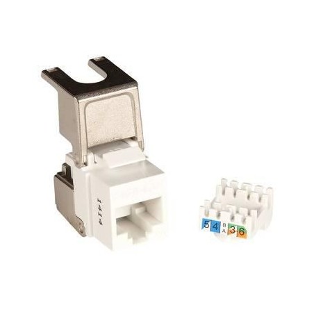 LVN128146 Lanview PRO Cat6a Unshielded flip jack keystone