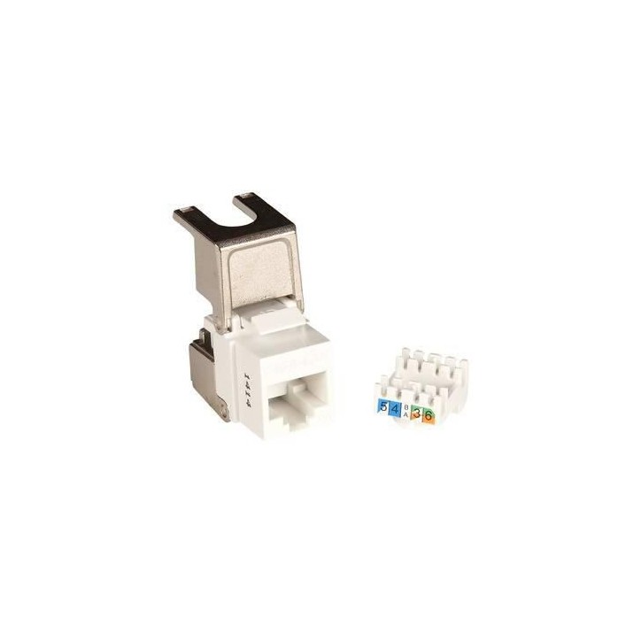 LVN128146 Lanview PRO Cat6a Unshielded flip jack keystone