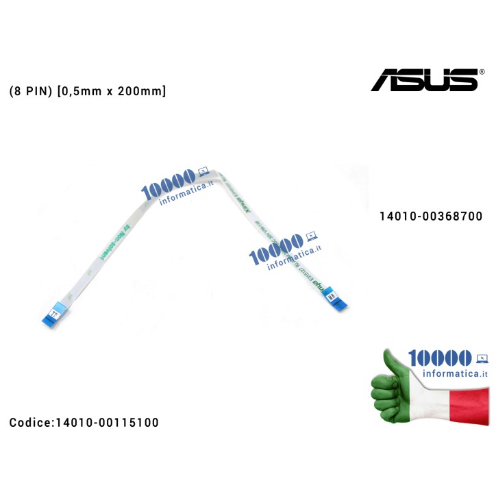 Cavo Collegamento Touchpad TP FFC (8 PIN) [0,5mm x 200mm] ASUS VivoBook Pro N552V N552VW N552VX 14010-00368700