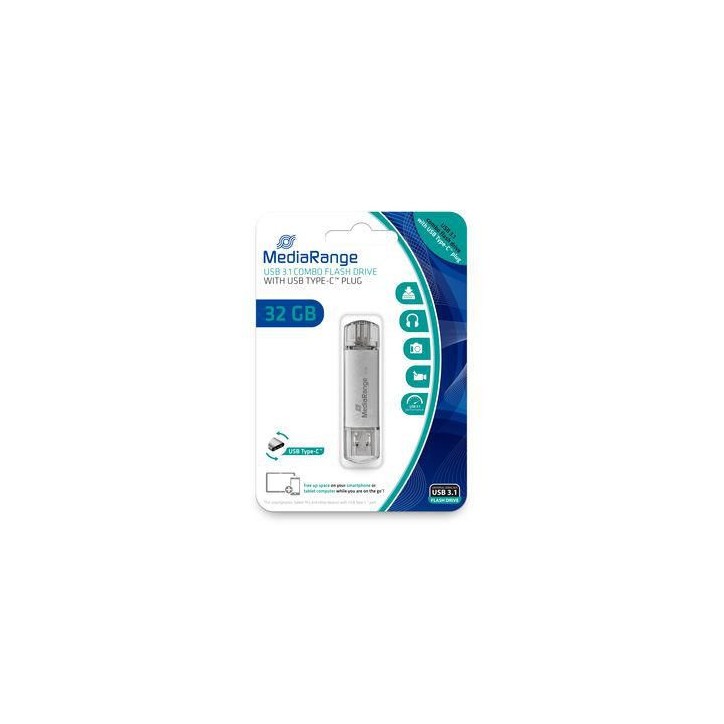 MR936 MediaRange USB-Stick 32 GB USB 3.1 combo mit USB