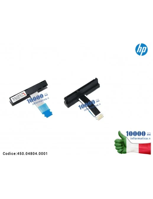 Cavo Connettore Hard Disk HDD SATA HP Pavilion X360 15-BK 13-S 13-S115NL Envy M6-W M6-W010DX 450.04804.1001 450.04804.2001 450.0