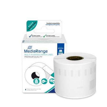 MRDY99014 MediaRange Multi-Purpose Paper Labels, For Label Printers Using Dymo