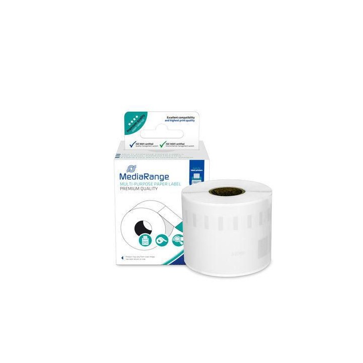 MRDY99014 MediaRange Multi-Purpose Paper Labels, For Label Printers Using Dymo