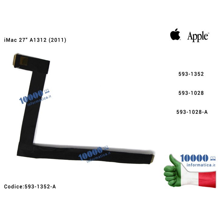 Cavo Flat Display LCD Cable APPLE iMac 27" A1312 (2011) 593-1352