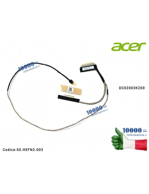 Cavo flat lcd display DC02003K200 Acer Aspire 3 N19C1 A315-42 A315-54 A315-56 Cavo Flat LCD ACER Extensa 215-51 215-51G 215-51K