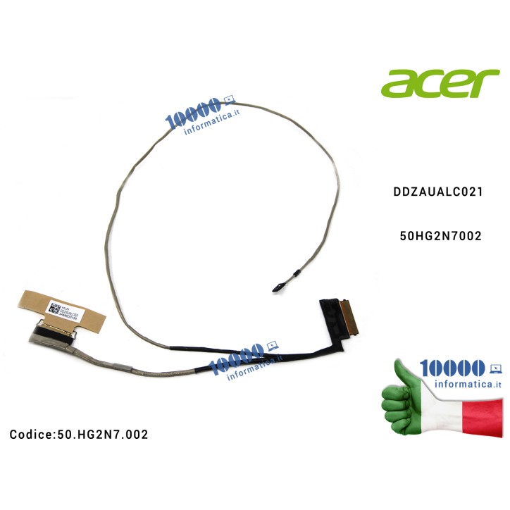 Cavo Flat LCD ACER Aspire A315-55 A315-55G DDZAUALC021 50HG2N7002