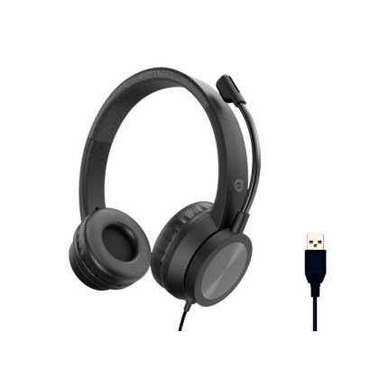 POLONA05B Conceptronic Stereo Usb Headset, Noise Cancelling Microphone