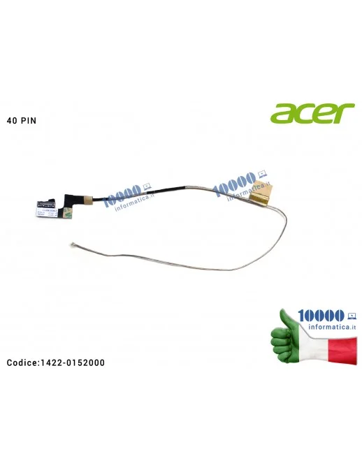 Cavo Flat LCD ACER Aspire Timeline M3-581 M3-581T M3-581TG JM50 (40 PIN) 1422-015K000 1422-0152000