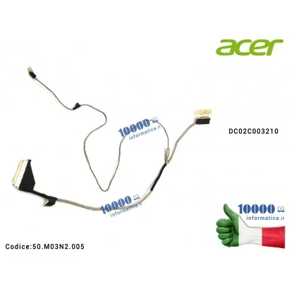 50.M03N2.005 Cavo Flat LCD ACER Aspire V3-551G Q5WV1 DC02C003210 V3-571 V3-551 Gateway NV52L NV56R Packard Bell EasyNote TV11...