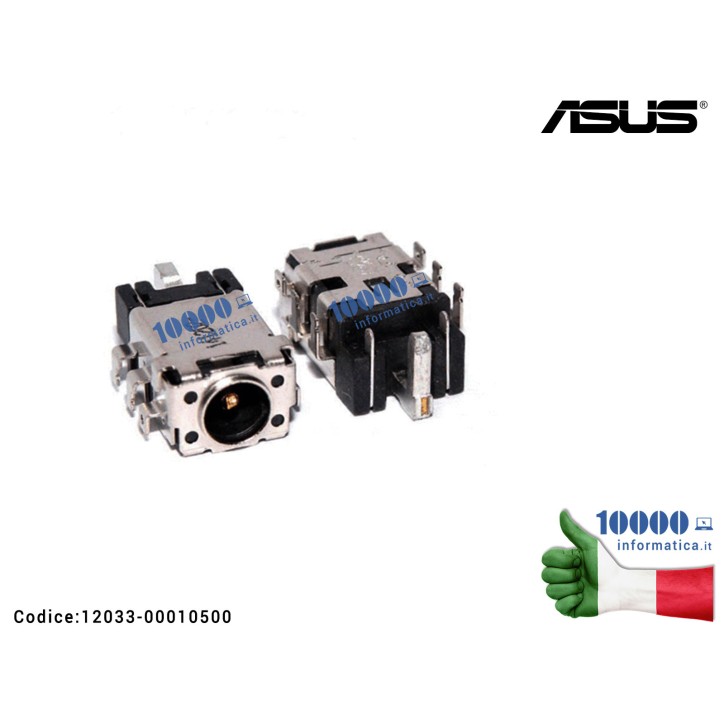 Connettore DC Power Jack ASUS ZenBook Filp UX360 UX360C UX360CA UX360U UX360UAK UX306U UX306UA 12033-00010500