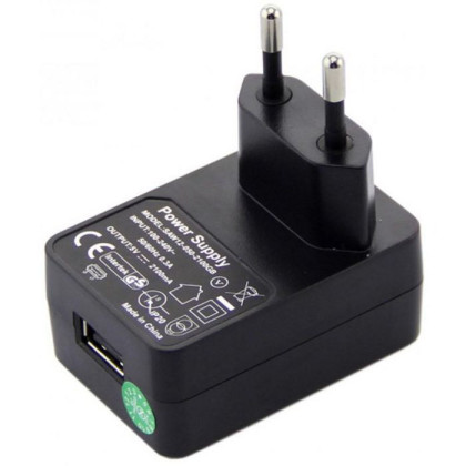 PWR-WUA5V12W0EU Zebra POWER SUPPLY-100-240 VAC, 5 V, 2.5 A WITH EUROPE PLUG.