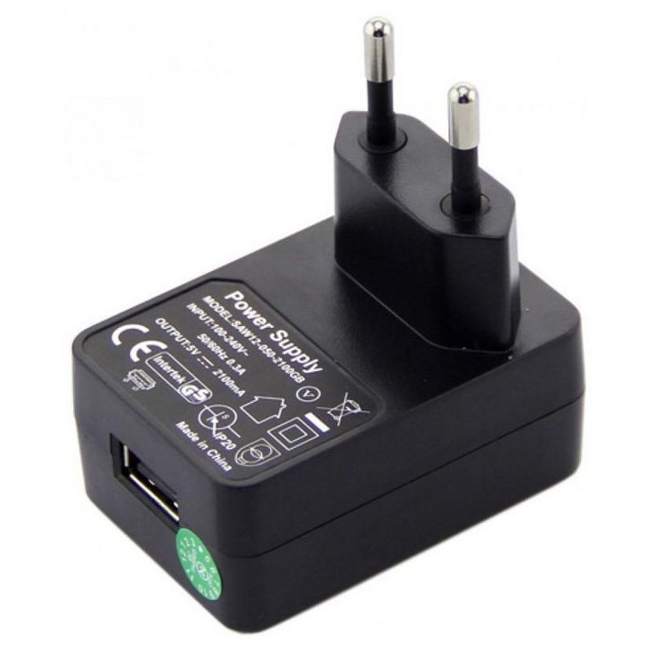 PWR-WUA5V12W0EU Zebra POWER SUPPLY-100-240 VAC, 5 V, 2.5 A WITH EUROPE PLUG.