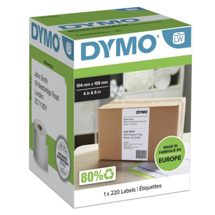 S0904980 DYMO Lw 4XL Labels 104x159mm 1 pack