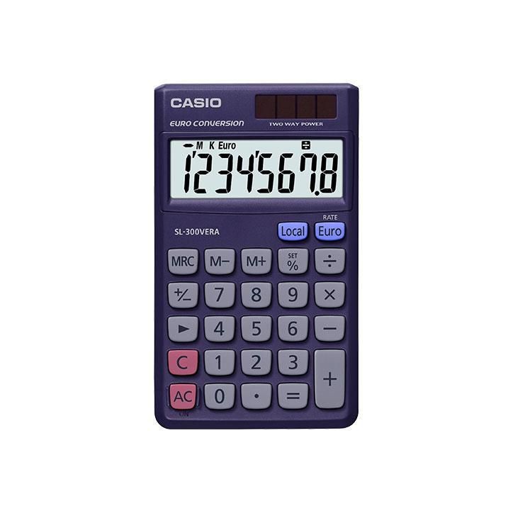 SL-300VERA Casio Sl-300Ver Calculator Pocket Blue