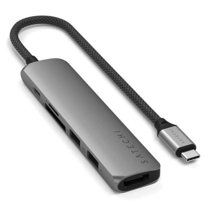 ST-P6SM Satechi Interface Hub Usb Type-C 10000 Mbit/S Grey