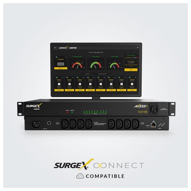 SX-AP-109I SurgeX Access+ 10Amp, IEC 9xC13 IEC 585460000 C14