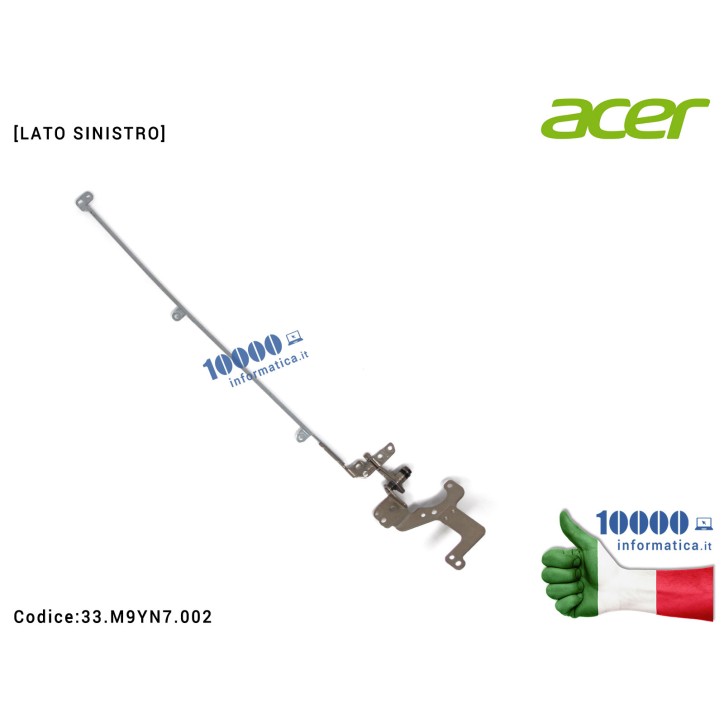 Cerniera [SX] Hinge ACER Aspire V5-552 V5-552G V5-572 V5-572G V5-573 V5-573G V7-581 V7-581G [LATO SINISTRO]